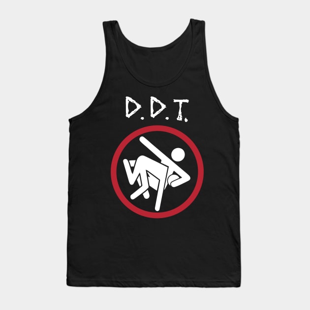 D.D.T. Thrash Zone Wrestling Parody Tank Top by Gimmickbydesign